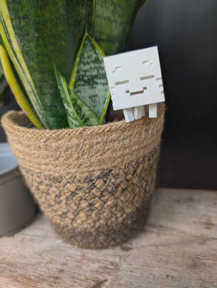 Articulating Minecraft Ghastling Toy – 3D Printed Fidget Figure Inspired by the Nether!