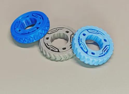 Fidget Spinner Ring – 16mm | Diamond, Tire & Grid Bezels | Stress Relief Toy