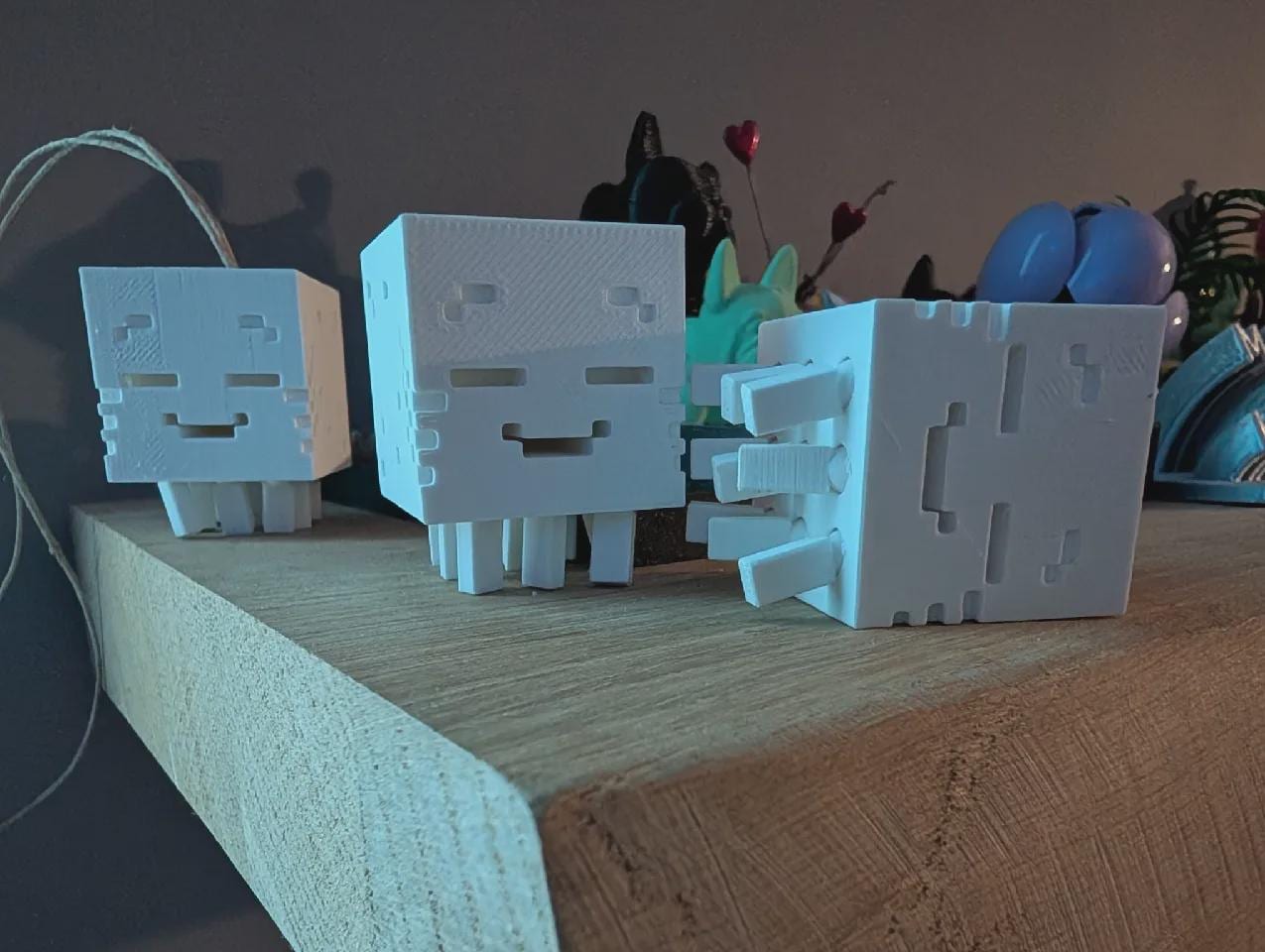 Articulating Minecraft Ghastling Toy – 3D Printed Fidget Figure Inspired by the Nether!