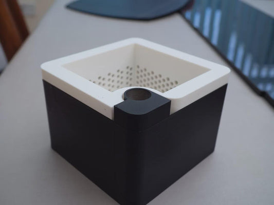 Self-Watering Planter 3D Printed Modern Pot with Built-In Reservoir for Indoor Plants, Succulents & Herb Garden