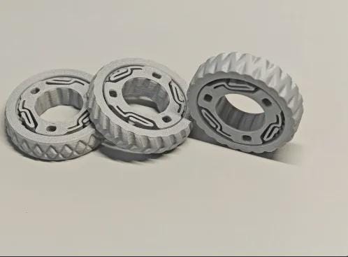 Fidget Spinner Ring – 16mm | Diamond, Tire & Grid Bezels | Stress Relief Toy