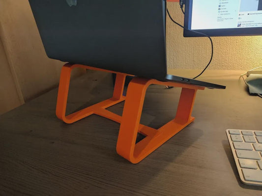 3D Printed Laptop Stand - Ergonomic, Lightweight & Modern Design